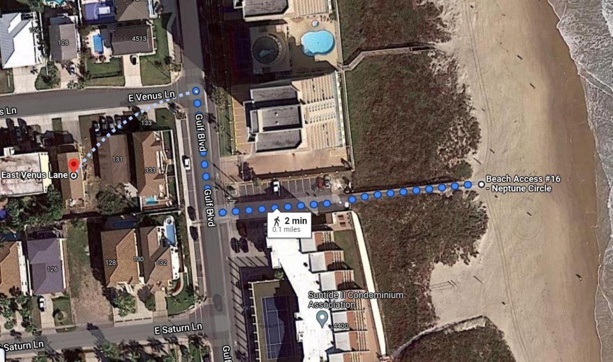 House Of Neptune Steps From The Sea And Private Pool South Padre Island Kültér fotó