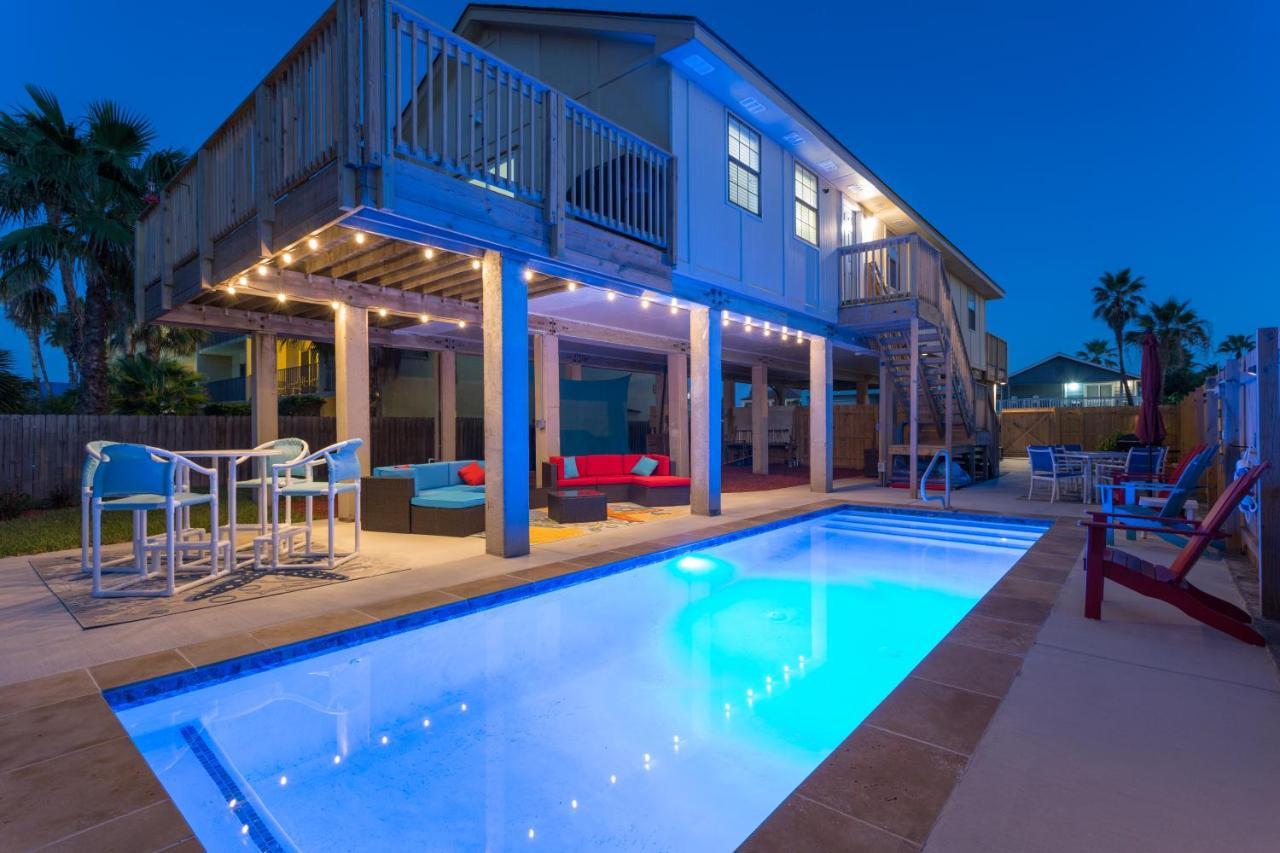 House Of Neptune Steps From The Sea And Private Pool South Padre Island Kültér fotó